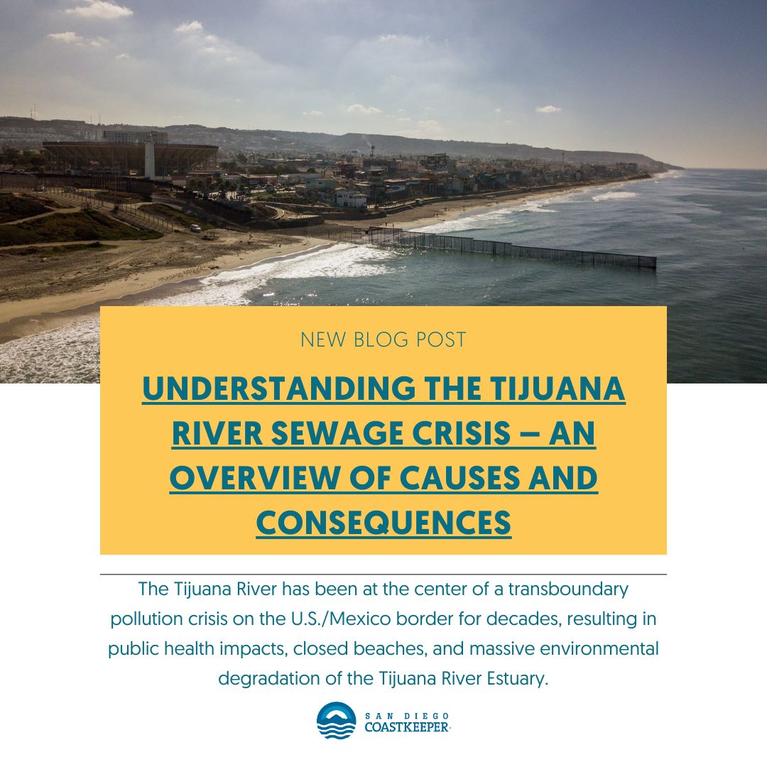 🚨 New Blog Alert! Dive deep into the Tijuana River Sewage Crisis with our latest post! 💧 Discover the root causes and far-reaching consequences of this environmental disaster. Let's shed light on this pressing issue together. Read more at bit.ly/3UJR2cO #TijuanaRiver