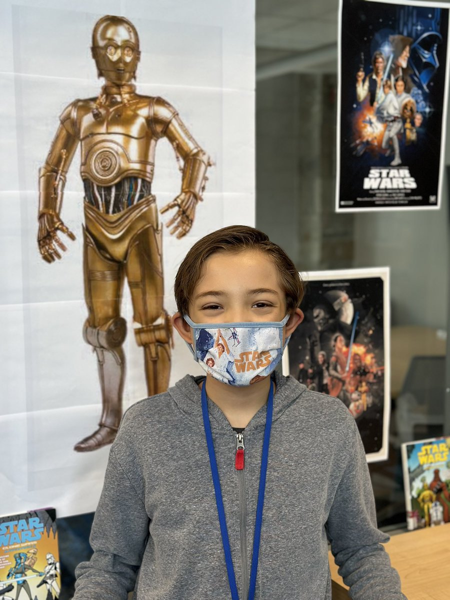 The Force is strong in the iCenter with our #StarWarsCelebration and numerous #bookdisplays for #MayTheFourthBeWithYou! #StarWars #Fans #onlywb @wbmslakers @wbloomfieldschl
