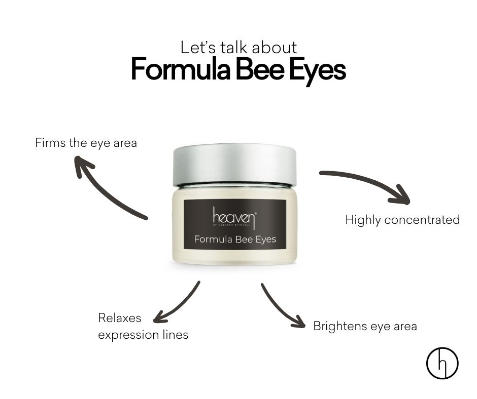 Formula Bee Eyes 🐝 This highly concentrated eye cream is the perfect eye cream to reduce fine lines & wrinkles. It works to firm the skin and brighten at the same time ✨

Get yours: shop.heavenskincare.com/formula-bee-ey…

#HeavenSkincare #eyecream #skintips #skingoals #healthyskin