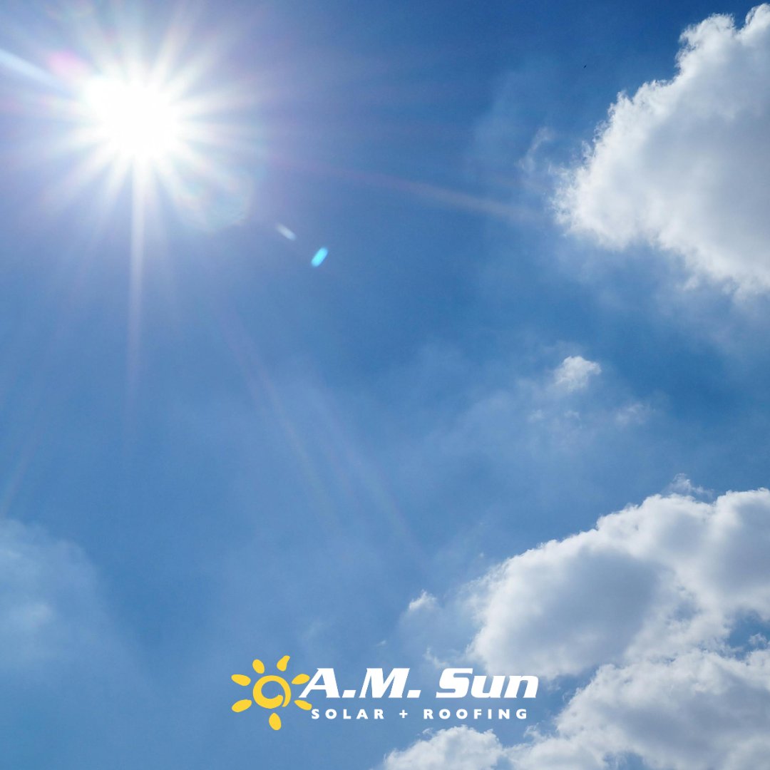 Happy National Sun Day! ☀️ Did you know? The surface of the sun can reach temperatures of about 10,000 degrees Fahrenheit! 😲 #SolarPower #EnergyIndependence #SolarEnergy #GoSolar #AMSunSolar #SolarPanels #Roofing #SupportLocal #AMSunSolar