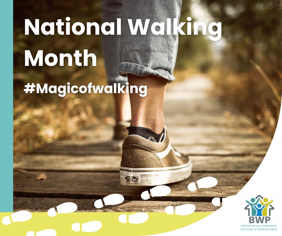 It's National Walking Month 👣 Walking is one of the easiest ways to improve our health and stay connected to our community, helping us feel less lonely and isolated and the best bit is..... it's free! #magicofwalking #mentalawareness #mentalhealth #health #stress #bwp #may