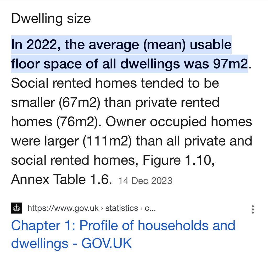 This is literally twice the size of average homes in the uk.