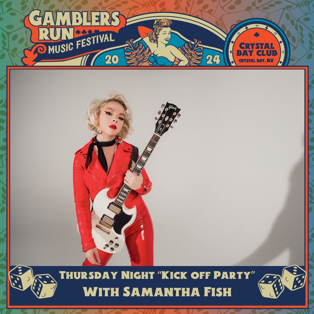 CrystalBayClub's tweet photo. Over the course of her career as an award-winning artist, singer/songwriter/guitarist @Samantha_Fish has brought extraordinary power to her self-expression, capturing her inner world in combustible riffs, visceral rhythms, and spine-tingling vocal work
#CrystalBayClubCasino #GRMF https://t.co/3LFLShczNd