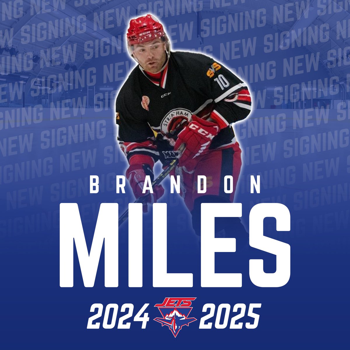 The Slough Jets are excited to announce that Brandon Miles has chosen to join the Jets for the 2024/25 season. 

Read more on our Facebook page! 👇
shorturl.at/pCGJS