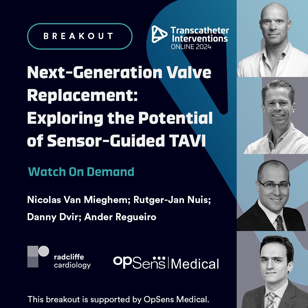 What are the benefits of sensor-guided TAVI? Find out in this insightful session recorded at #TIOCongress2024! ➡️ ow.ly/uxyb50RqyOs This breakout is supported by OpSens Medical. #Cardiology #CardioX #CardioTwitter #TAVI @drnvanmieghem @AnderRegueiro