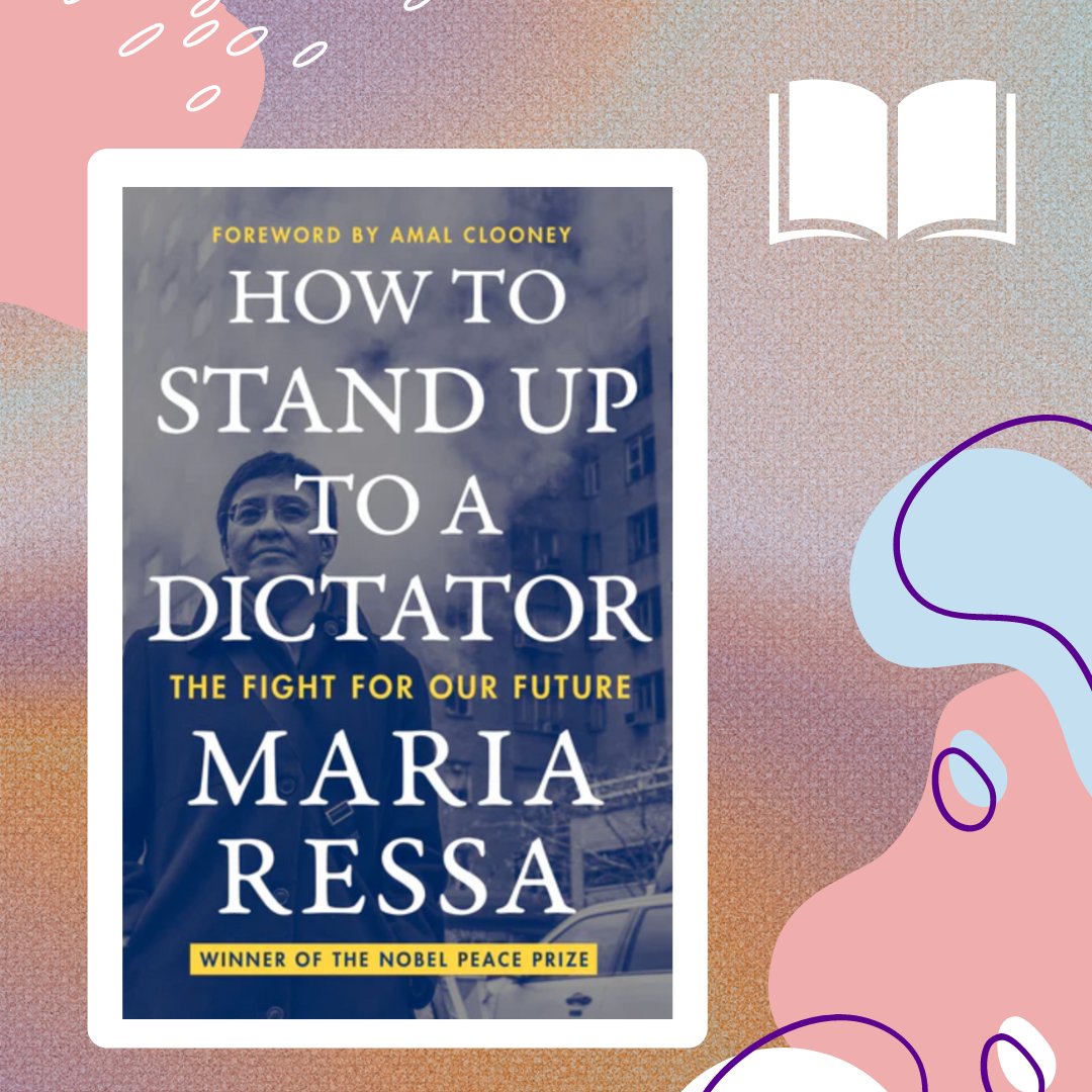 Our first monthly book recommendation is from our lab director, Emily! This memoir follows Maria Ressa’s life story and career as a Filipino journalist. She explores the link between social media and authoritarianism, allowing us to recognize dangers to our freedom.