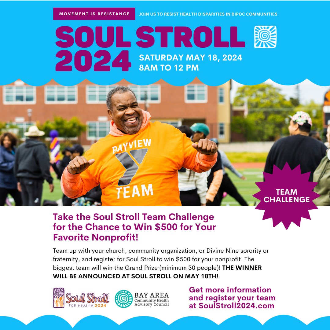 JOIN us this National Physical Fitness and Sports Month! Gather your squad—family, friends, neighbors, or church community—for a day of fellowship and fitness! Register NOW: bit.ly/Soul_Stroll_20… Tickets Are Going Fast! #WalkTogether to win $500 for your FAV local charity!