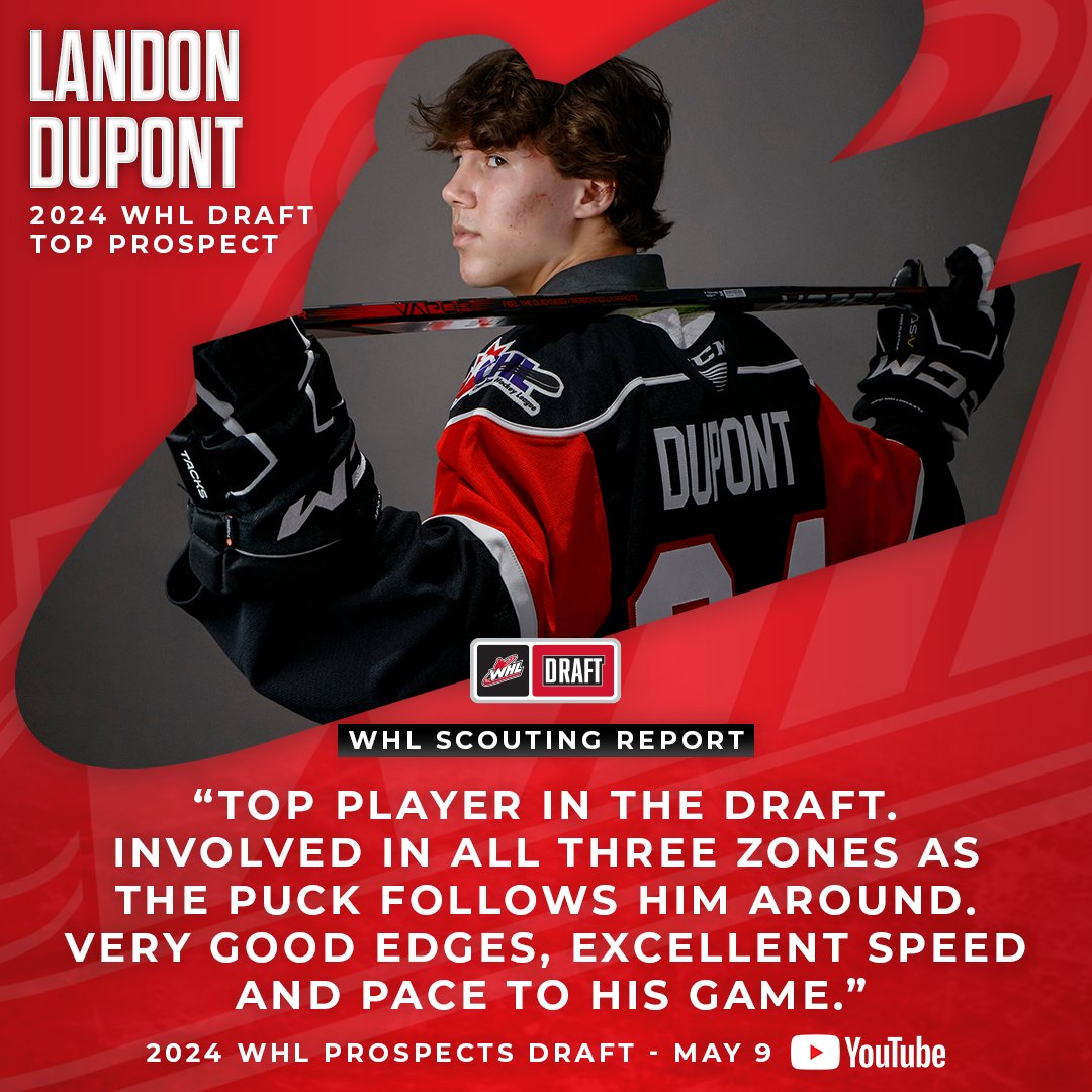 Everything about Landon DuPont's game is 𝐞𝐱𝐜𝐞𝐩𝐭𝐢𝐨𝐧𝐚𝐥. @edgeschool | @CSSHL | #WHLDraft