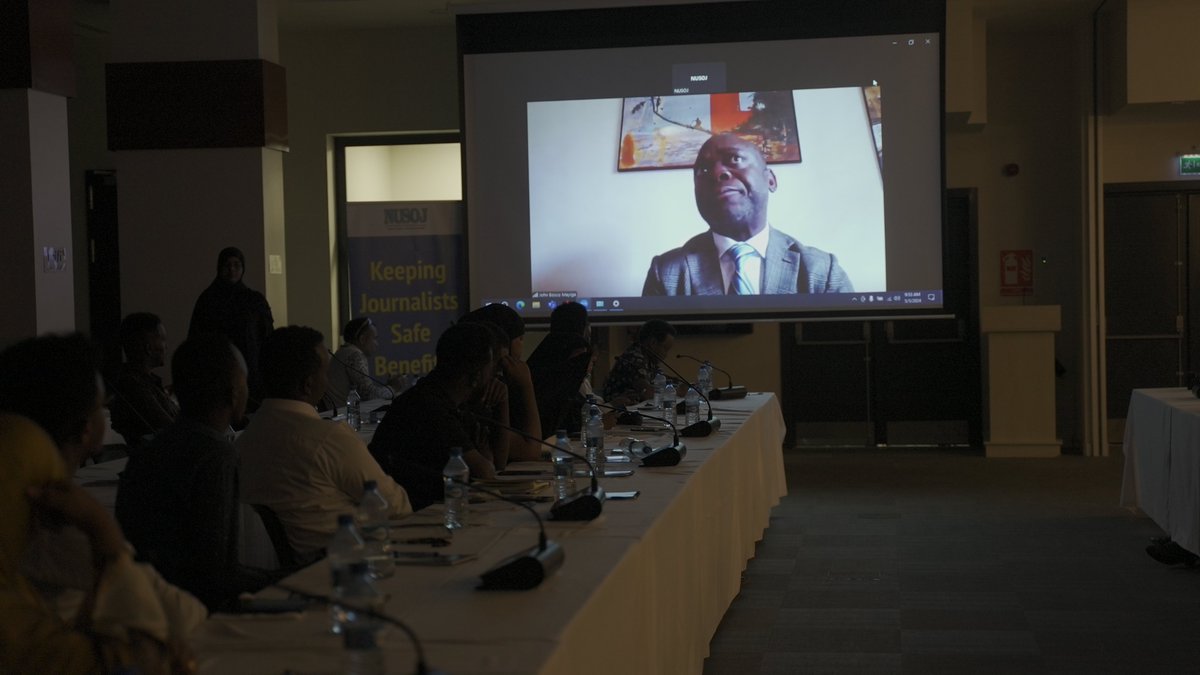 Programme Specialist of the Safety of Journalists at UNESCO, John Bosco Mayiga, addressed the #WorldPressFreedomDay Symposium, discussing the safety of journalists, particularly those covering environmental issues. He explained the ways & means to provide necessary protection so…