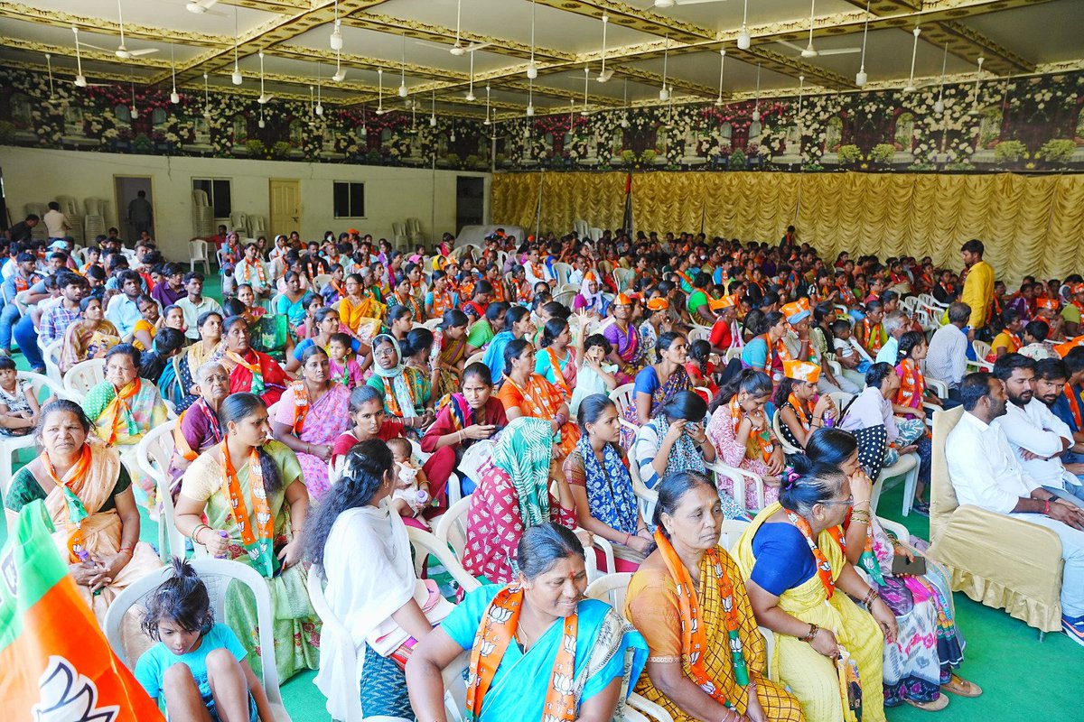 Attended and addressed Girijana morcha meeting at Savera function hall, Yusufguda, #Secunderabad today. Emphasized on the guarantees delivered by PM Shri @narendramodi Ji to Adivasis across the country. #Secunderabad4BJP