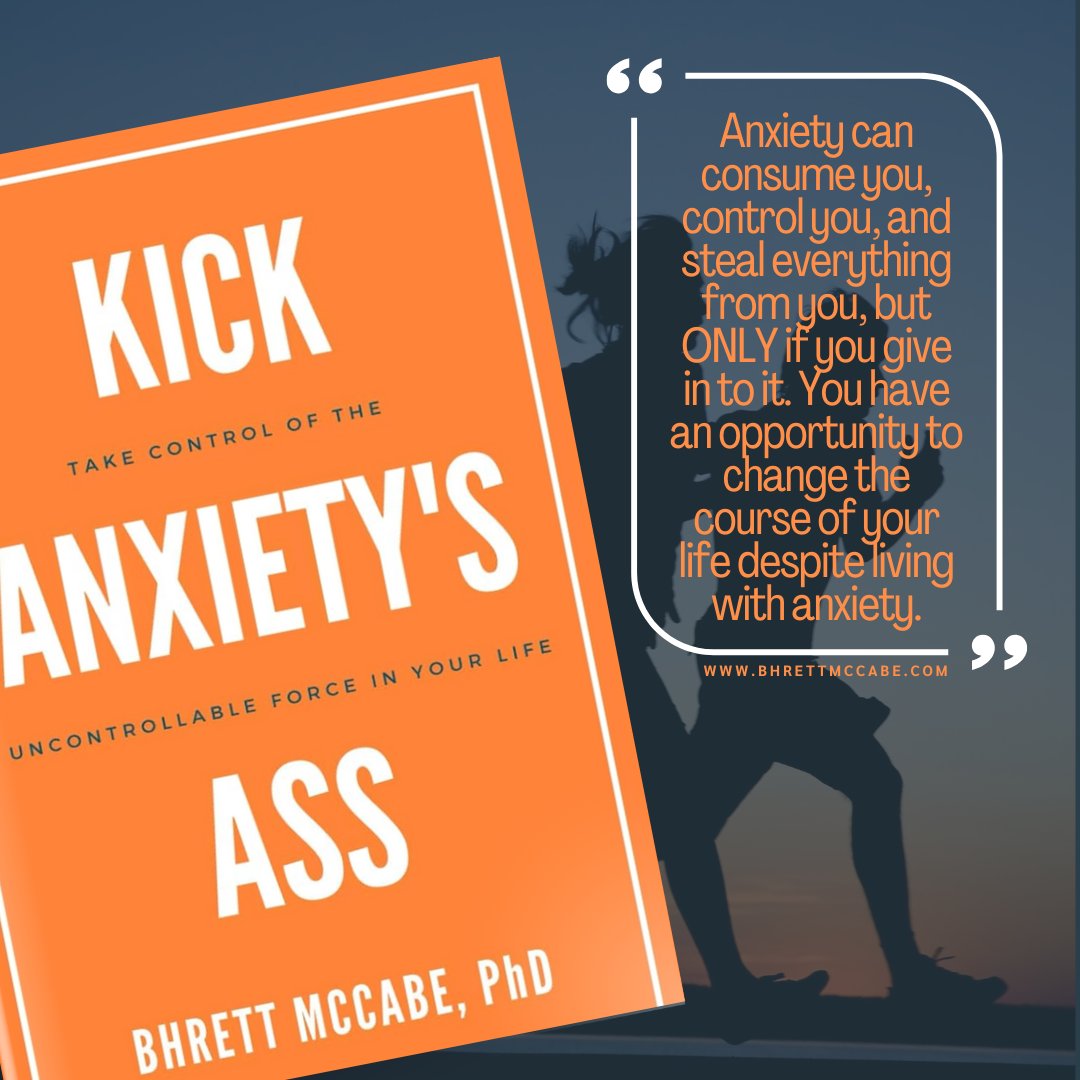 If you are struggling with anxiety, you are not alone in this battle. Let's Kick Anxiety's Ass together! Grab your copy today: bhrettmccabe.com/pages/kick-anx…