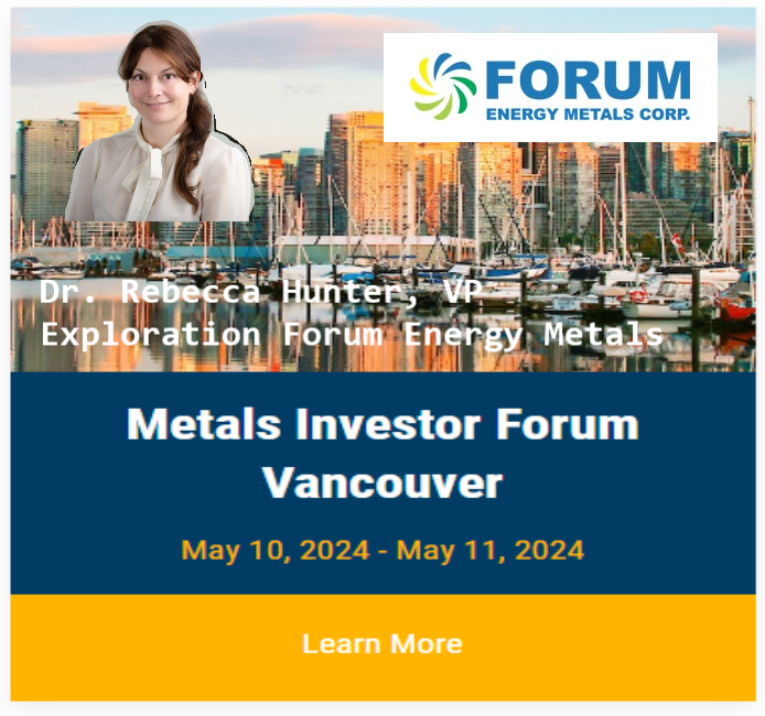 Join us live at the #Vancouver #MetalsInvestorForum May 10-11 2024 metalsinvestorforum.com/conferences/ma… $FMC.V $FDCFF #uranium #cleanenergy #NuclearPower #athabasca #Nunavut @Gen_Atomic @isodope @TheNextBigRush @SloCan68 @capnek123 @FeneckConsult @MetalsInvtForum