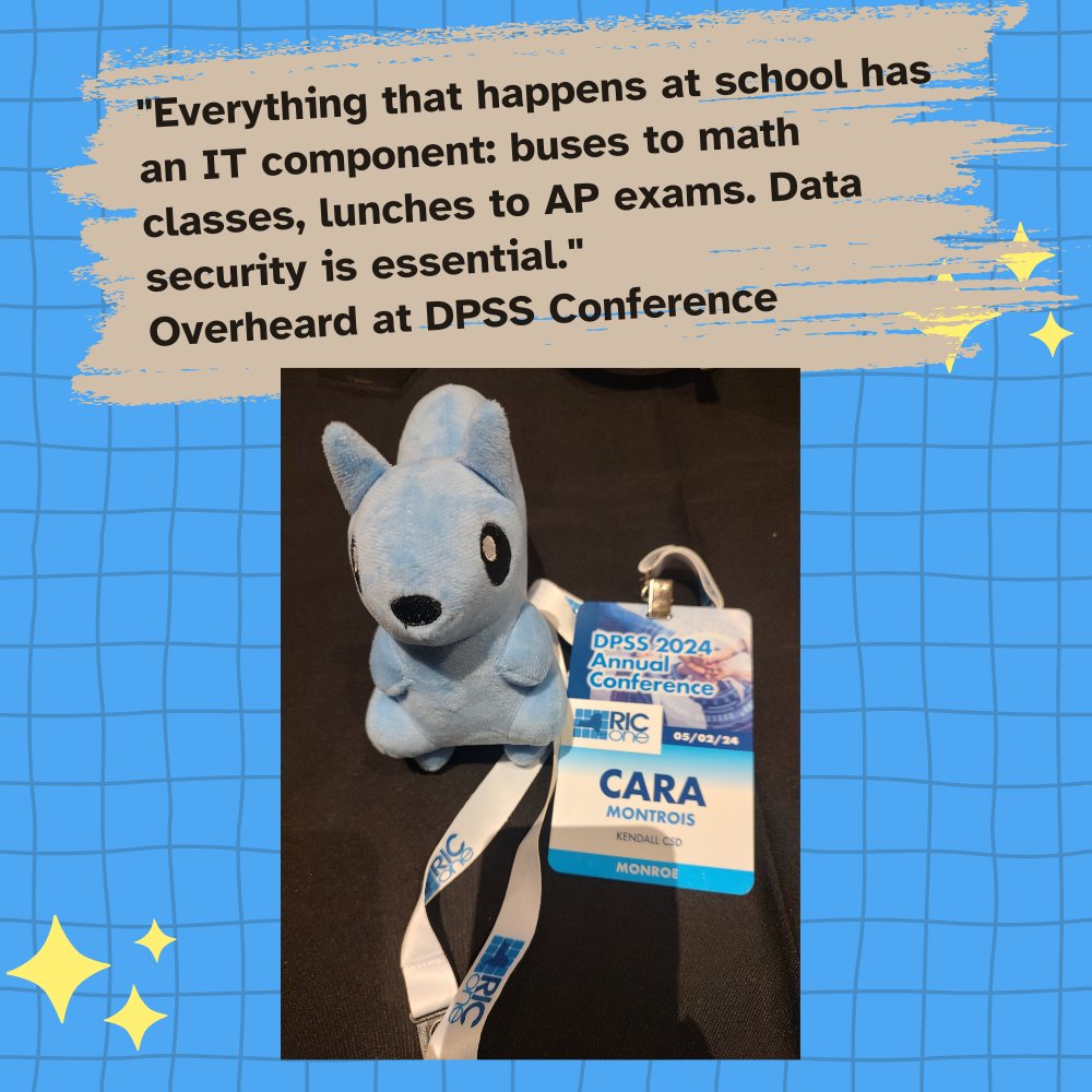 What a great conference! 
I am bringing a lot back to my district. Thanks for the squirrel-prize, CyberNutAI!