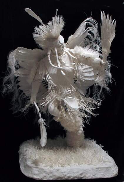 Beautiful Paper Native American Sculpture Artists: Allen & Patty Eckman