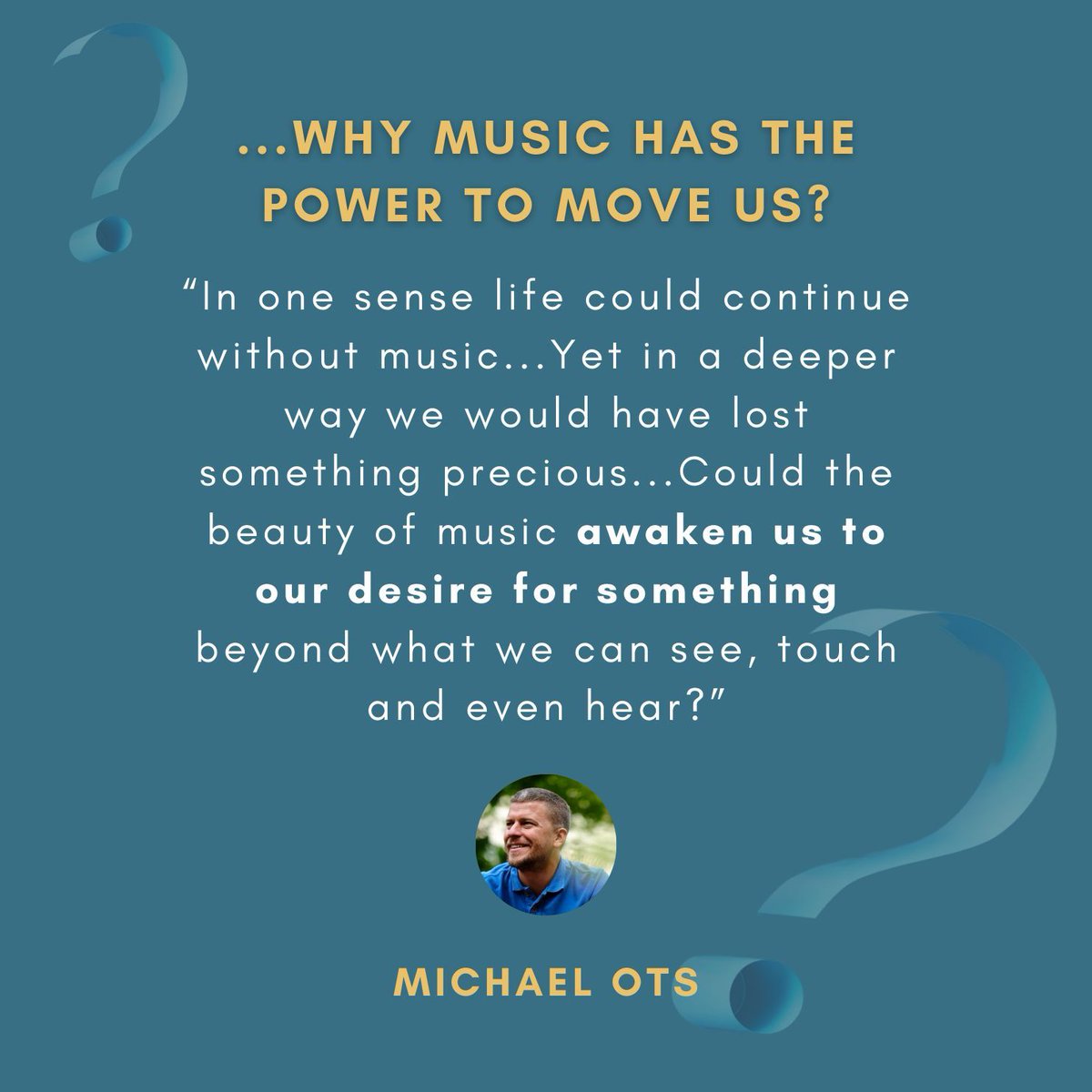 Why does music move us? This is just one of the many questions that the new book 'Have You Ever Wondered?' digs into to get readers thinking about deeper spiritual questions. Find out more at buff.ly/3UpP7sx — a great gift for friends to start conversations.