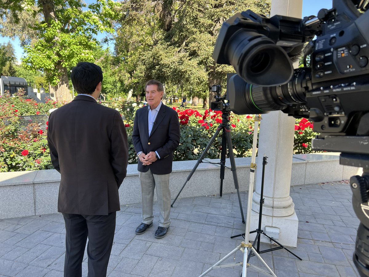ELECTION 2024: Just wrapped up a one-one-one interview with California U.S. Senate candidate @SteveyGarvey6 (R-Palm Desert). The interview touched on several topics from Garvey’s campaign to campus protests to crime to homelessness to foreign policy. More to come.