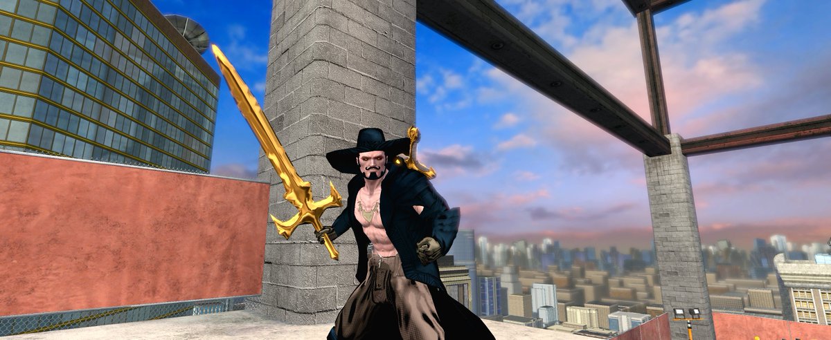 This is my Dracule Mihawk frome One Piece live action tv series @DCUO