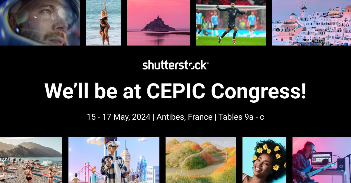 Join us at #CEPIC2024! Shutterstock is a Gold sponsor of the conference and the official sponsor of the Annual Industry Party. Learn more and register here: cepic.org/congress/progr…