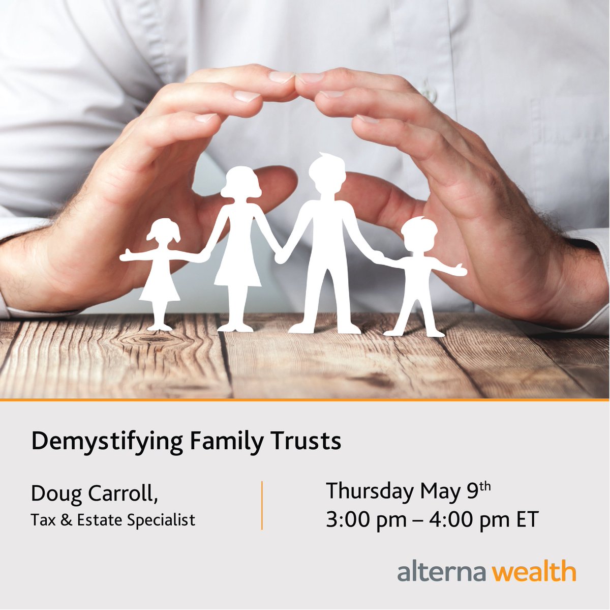 Have you ever wondered about the role of trusts in #estateplanning? 🤔 Join our webinar 'Demystifying Family Trusts' on May 9, 3-4 PM ET. Peel away the complexities! Register here: bit.ly/Demystifying-F… 

#FamilyTrusts