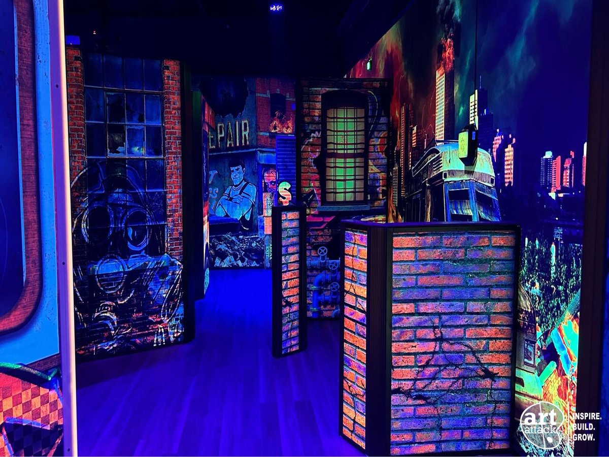 Are you ready for an adventure? Art Attack’s laser tag arenas are the answer! Our extremely durable materials and stunning HDGraphix will make your business the hottest spot in town. Upgrade now and give your guests an experience they’ll never forget! #InspireBuildGrow #LaserTag