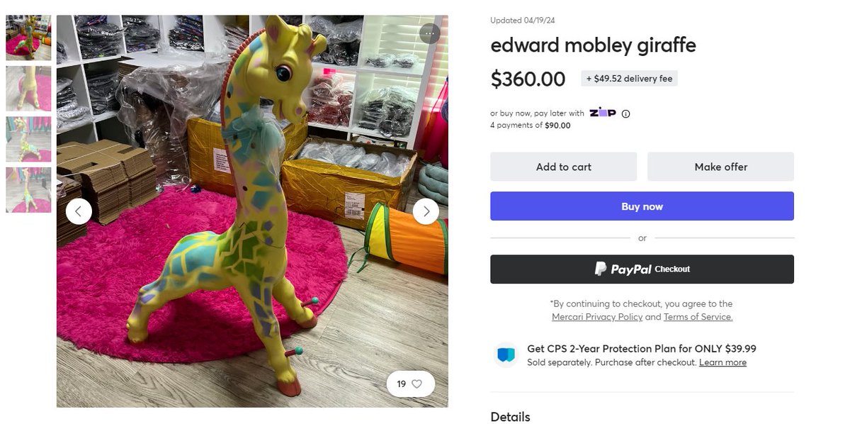 AGH one day I will have an edward mobley giraffe..