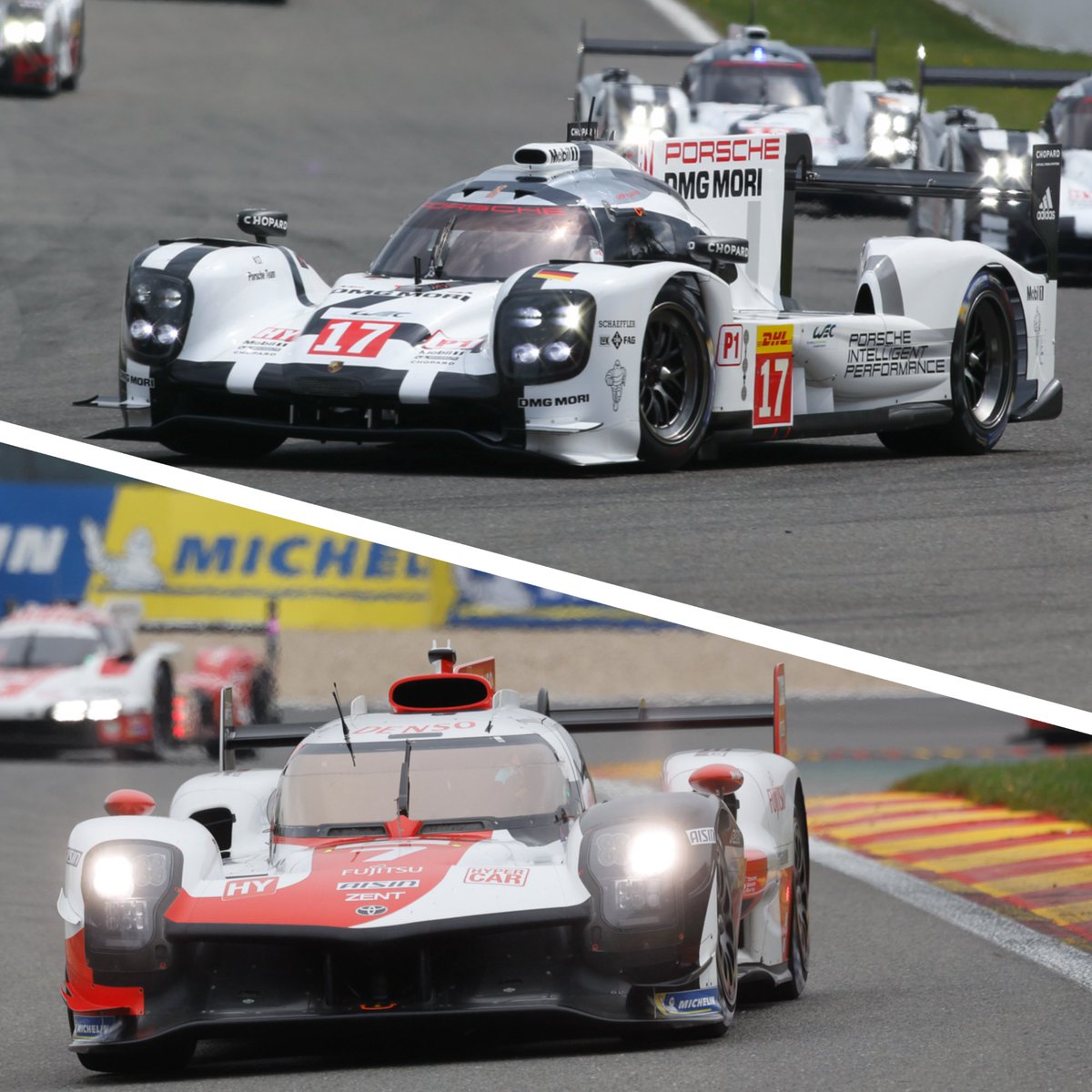 #WEC LMP1 vs. Hypercar pole position qualifying times at the 6 Hours of Spa 

𝗟𝗠𝗣𝟭 1:54.767 Porsche 919 Hybrid (2015)
𝗛𝘆𝗽𝗲𝗿𝗰𝗮𝗿 2:00.812 Toyota GR010 Hybrid (2023)

📸 Michelin