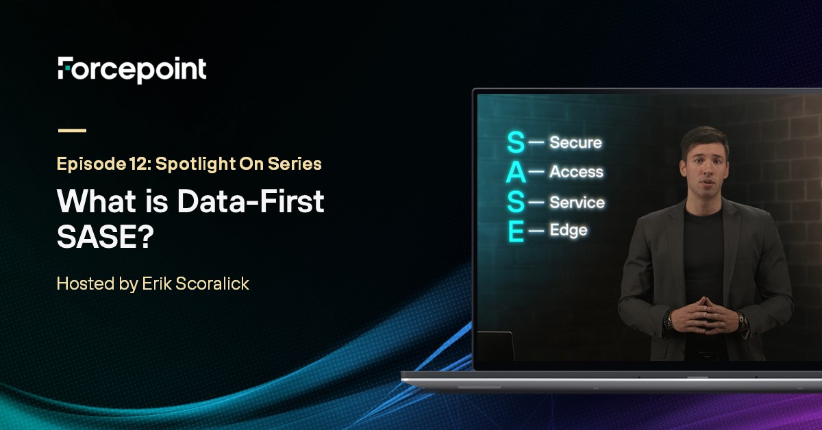 Watch Erik Scoralick demystify the approach to Data-First SASE in the next episode of our Spotlight On Series, showcasing how Forcepoint goes beyond conventional connectivity to place data security: brnw.ch/21wJrKT