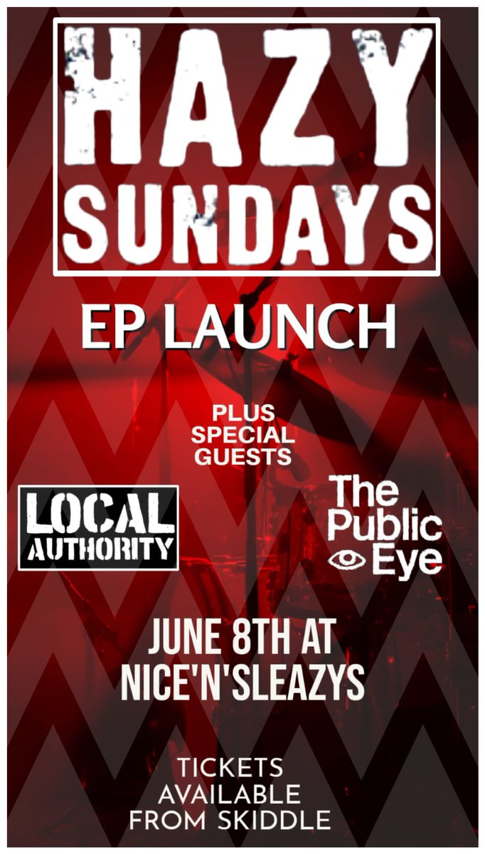 Just over a month to go until our ep launch show Get your tickets below skiddle.com/e/38212829
