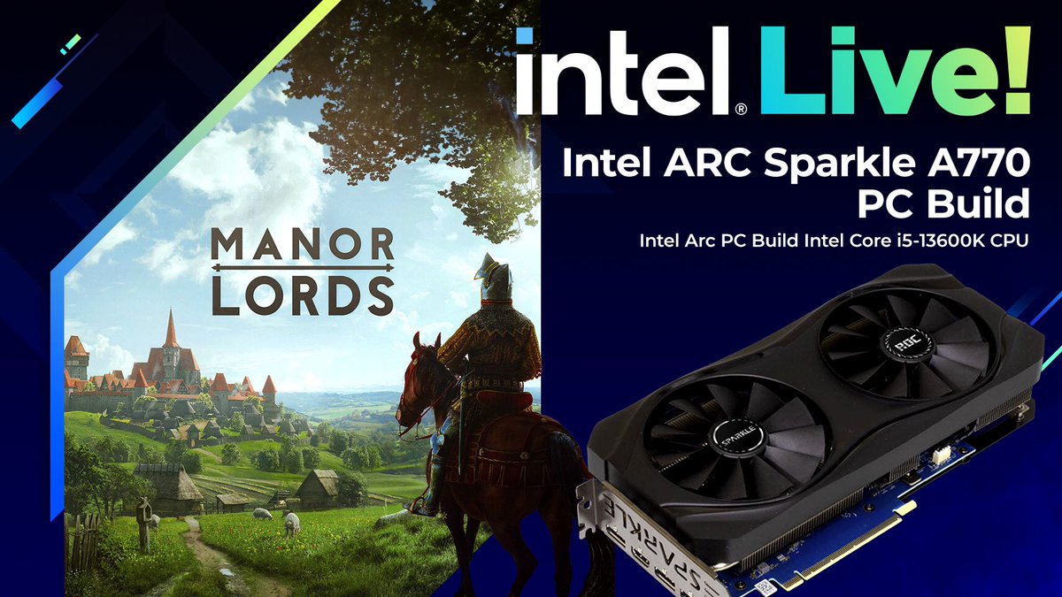 Robeytech (@robeytech) on Twitter photo It’s PC Giveaway Time! Tune in today for an epic episode of <a href="/IntelGaming/">Intel Gaming</a> Live as we are building a PC around the new <a href="/IntelGraphics/">Intel Graphics</a> Sparkle A770 ROC OC! Plus we are checking out <a href="/LordsManor/">MANOR LORDS</a> and so much more!
Tune in at noon today - Twitch.tv/robeytech It’s PC Giveaway Time! Tune in today for an epic episode of <a href="/IntelGaming/">Intel Gaming</a> Live as we are building a PC around the new <a href="/IntelGraphics/">Intel Graphics</a> Sparkle A770 ROC OC! Plus we are checking out <a href="/LordsManor/">MANOR LORDS</a> and so much more!
Tune in at noon today - Twitch.tv/robeytech