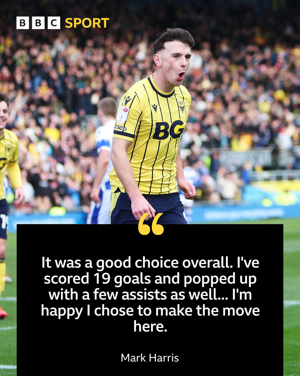 His goals have pushed Oxford United into the League One playoffs, but can they earn Mark Harris a Wales recall? ⚽ #BBCFootball