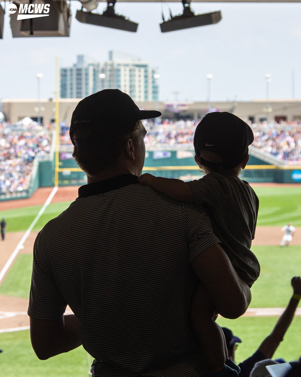 Soaking it all in with dad! #MCWS | #RoadToOmaha | #CWSOmaha
