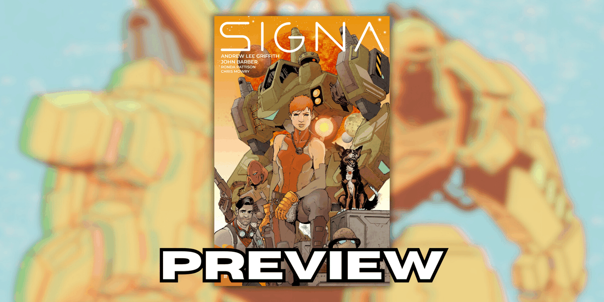 SIGNA from @TheJohnBarber & @glovestudios is in its final hours on #kickstarterreads Click the 🔗👇for more details, cover images, and an EXCLUSIVE NEW PAGE REVEAL. Geek responsibly and check it out!