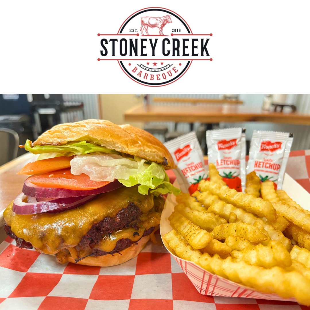 Super hungry? Order an extra patty and make it a Double Cheeseburger! The perfect meal for any hungry appetite!

#StoneyCreekBBQ
#StoneyCreekBarBeQue
#Porterville
#Cheeseburger
#Burger
#DoubleCheeseburger
#ExtraPatty
#LowAndSlow
#WorthTheDrive