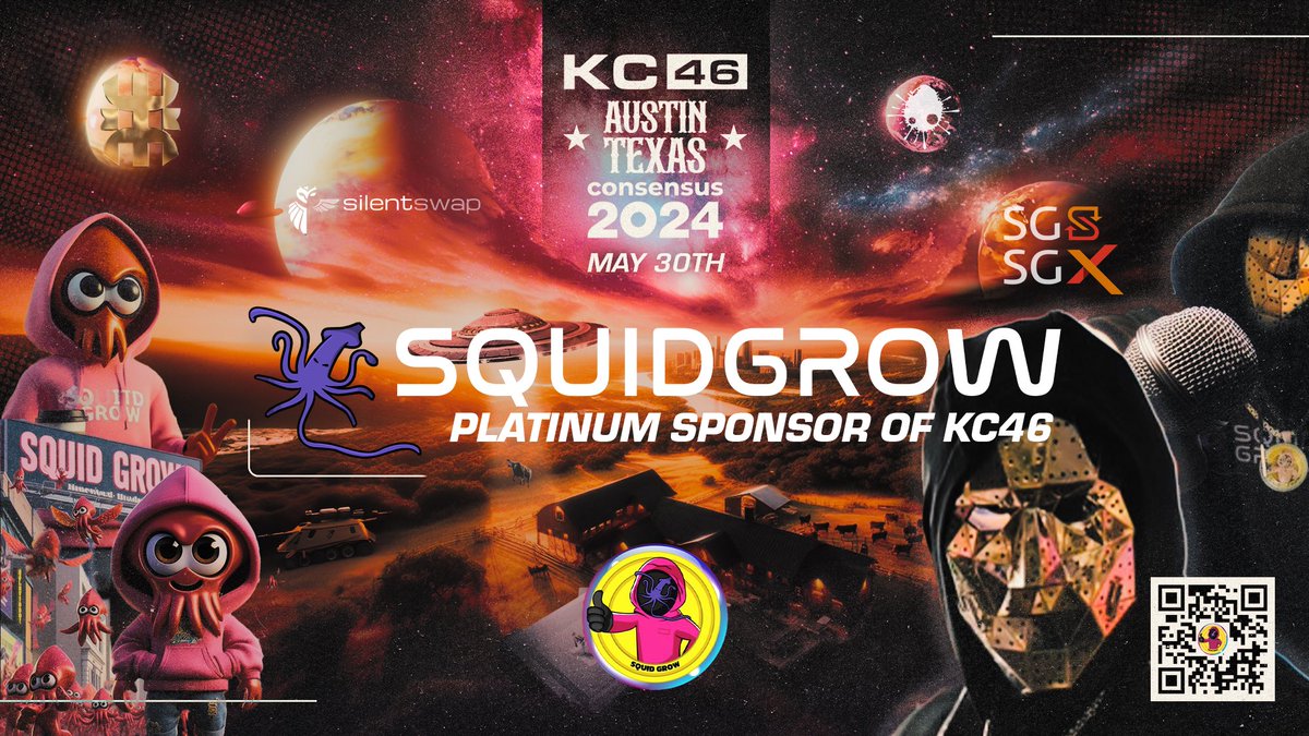 Like always #SquidGrow making boss moves,now attending #KC46 as a main event sponsor. Spreading the word in the most effective way possible!