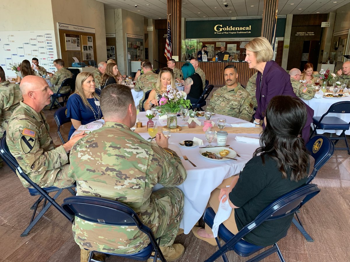 While one person in the family might wear the uniform, we know that every member of the family serves. From the bottom of my heart, I want to thank each and every @WVNationalGuard spouse for their resilience, strength, and dedication.