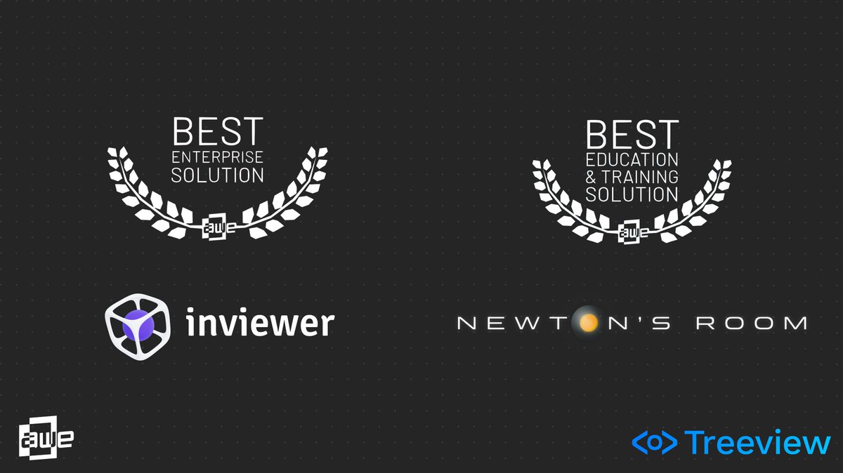 TreeviewStudio's tweet image. 🏆 We have been nominated to two Auggie awards. 🗳️ Help us with your vote ❤️
🏫 Best Education & Training Tool: Newton’s Room - Mixed Reality Physics Education: treeview.studio/newtons-room
🏢 Best Enterprise Solution: Inviewer - Spatial STEM Simulation Platform:…