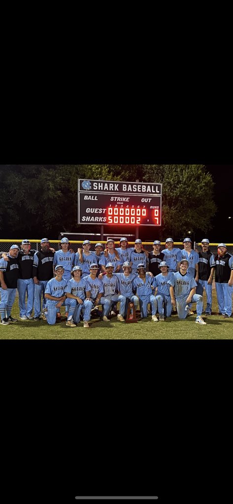 District Champions!!!! Sharks beat Hernando 7-0 to win the District Championship