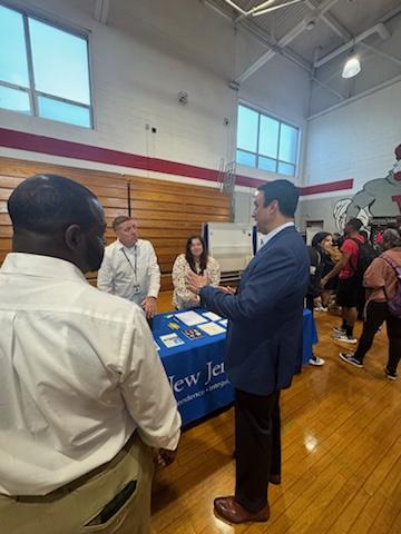 What a morning at Vineland High School JAG Career Fair! It was inspiring to see young folks eagerly exploring their career options and stepping into the world of employment. #FutureLeaders #CareerExploration #YouthEmployment