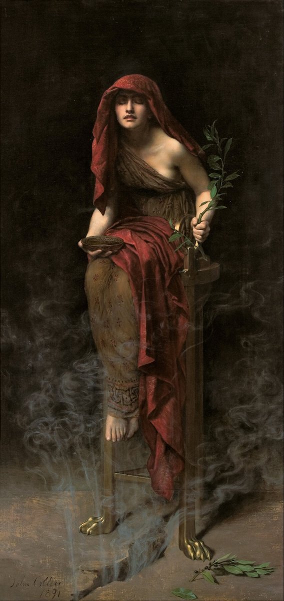 Priestess of Delphi by John Collier (1891)