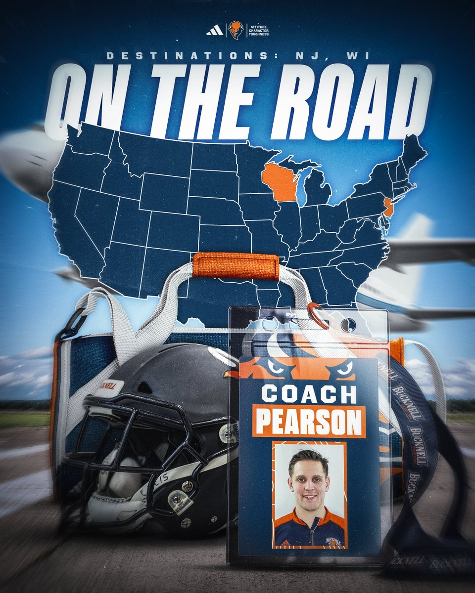 Our coaches are on the road in search of future Bison! 🦬 FL, GA, PA, NJ, WI ✈️🚌✅ #ACT | #rayBucknell