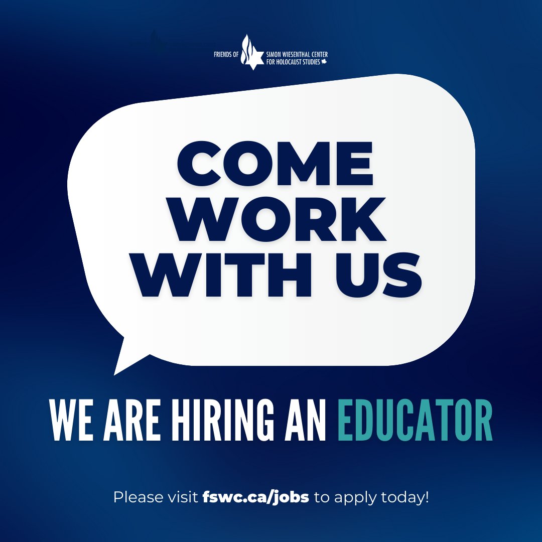 Come work with us! We are looking for an experienced Educator to join the education department. As an FSWC Educator, you will be responsible for leading innovative and inspiring programming in both in-person and virtual formats for elementary and high school students across