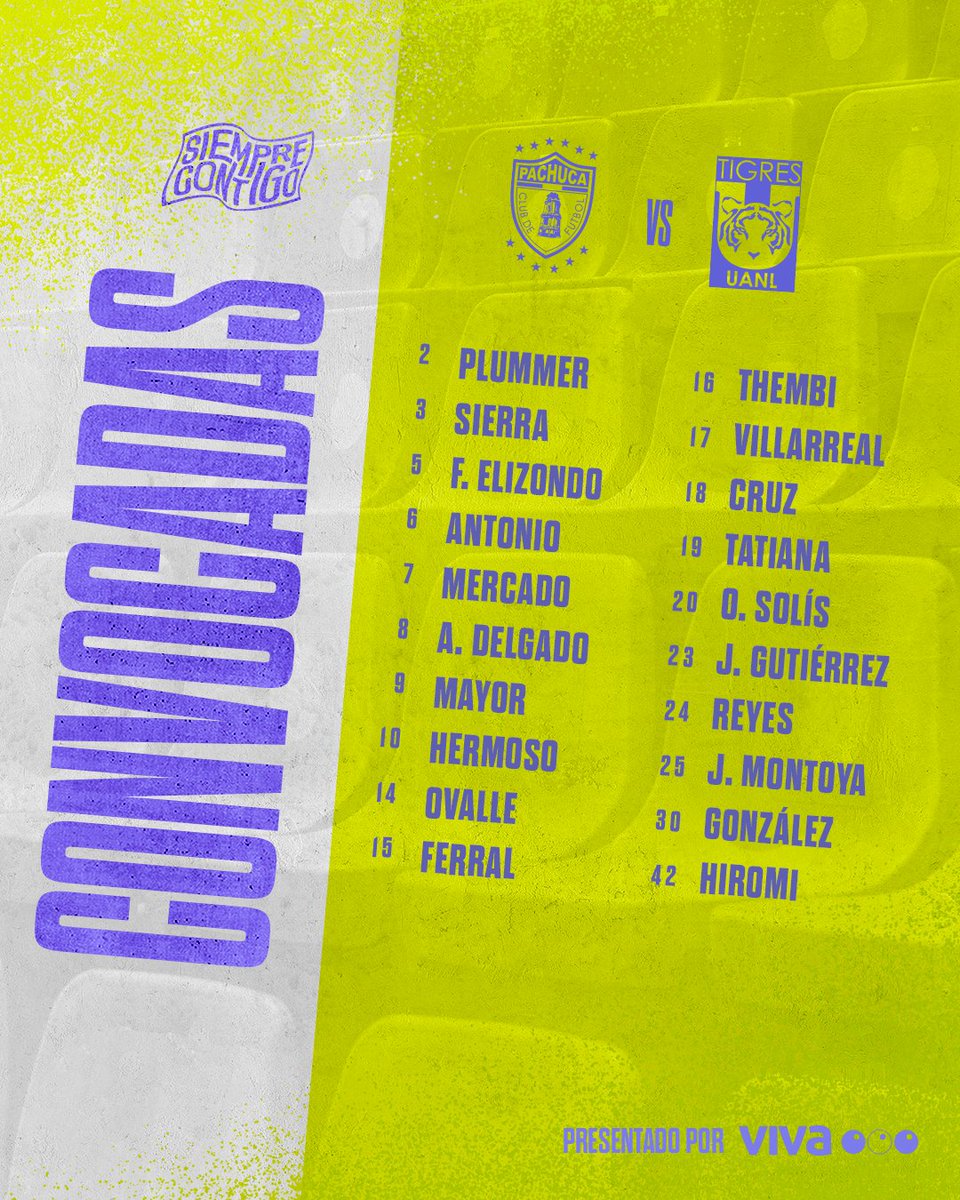 📋 ¡20 Amazonas listas para dejarlo 𝐭𝐨𝐝𝐨 en la cancha, 𝐣𝐮𝐧𝐭𝐚𝐬 𝐩𝐨𝐫 𝐞𝐥 𝐭𝐫𝐢𝐮𝐧𝐟𝐨! 😎

Presentado por @VivaAerobus 

#SiempreContigo 👊🏻
#EstoEsTigresFemenil 🐯