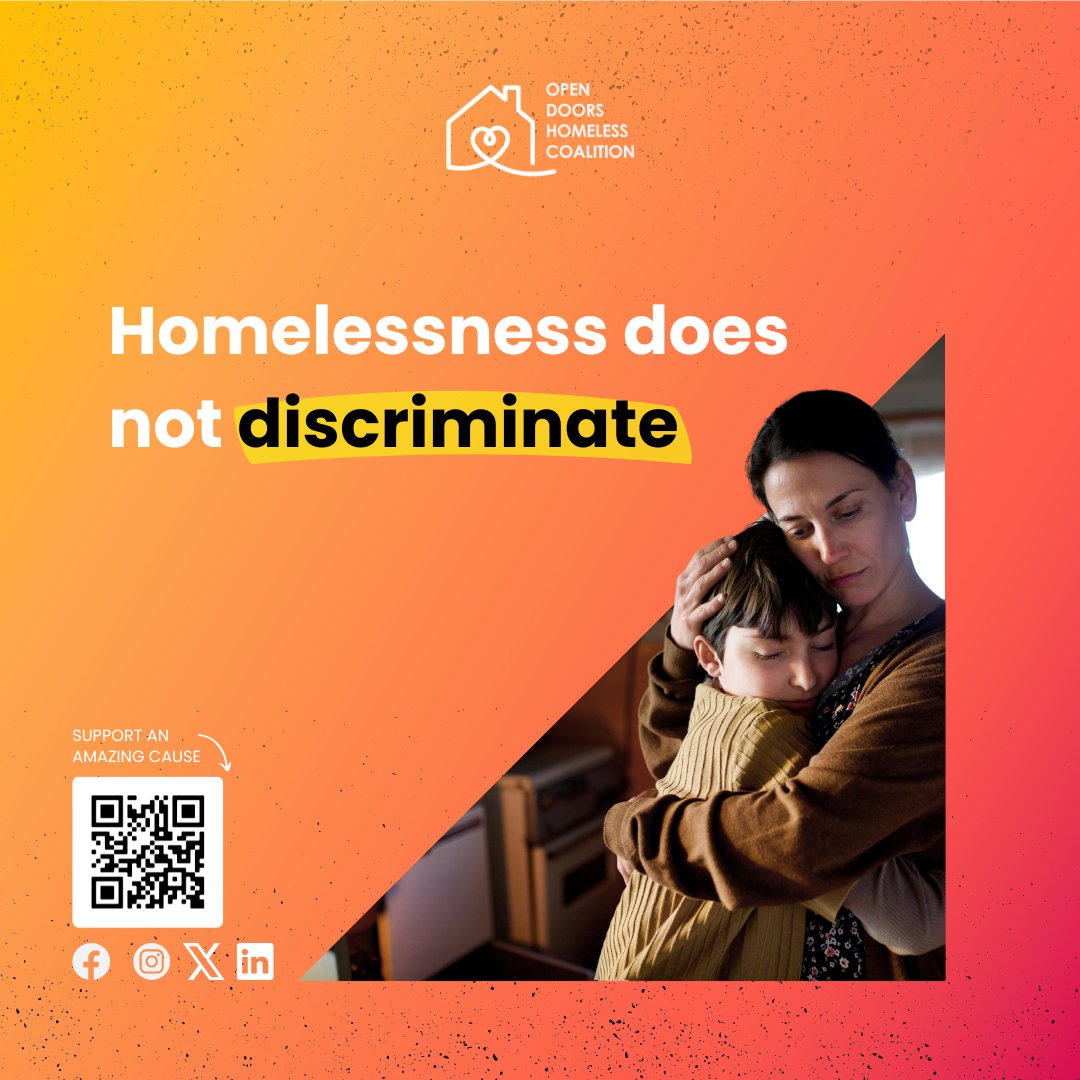 Homelessness doesn't discriminate. As we strive for a more inclusive society, let's remember to extend compassion and support to all those facing housing instability. Together, we can make a difference.  #homelessness #endhomelessness #homelessnessawareness #endyouthhomelessness