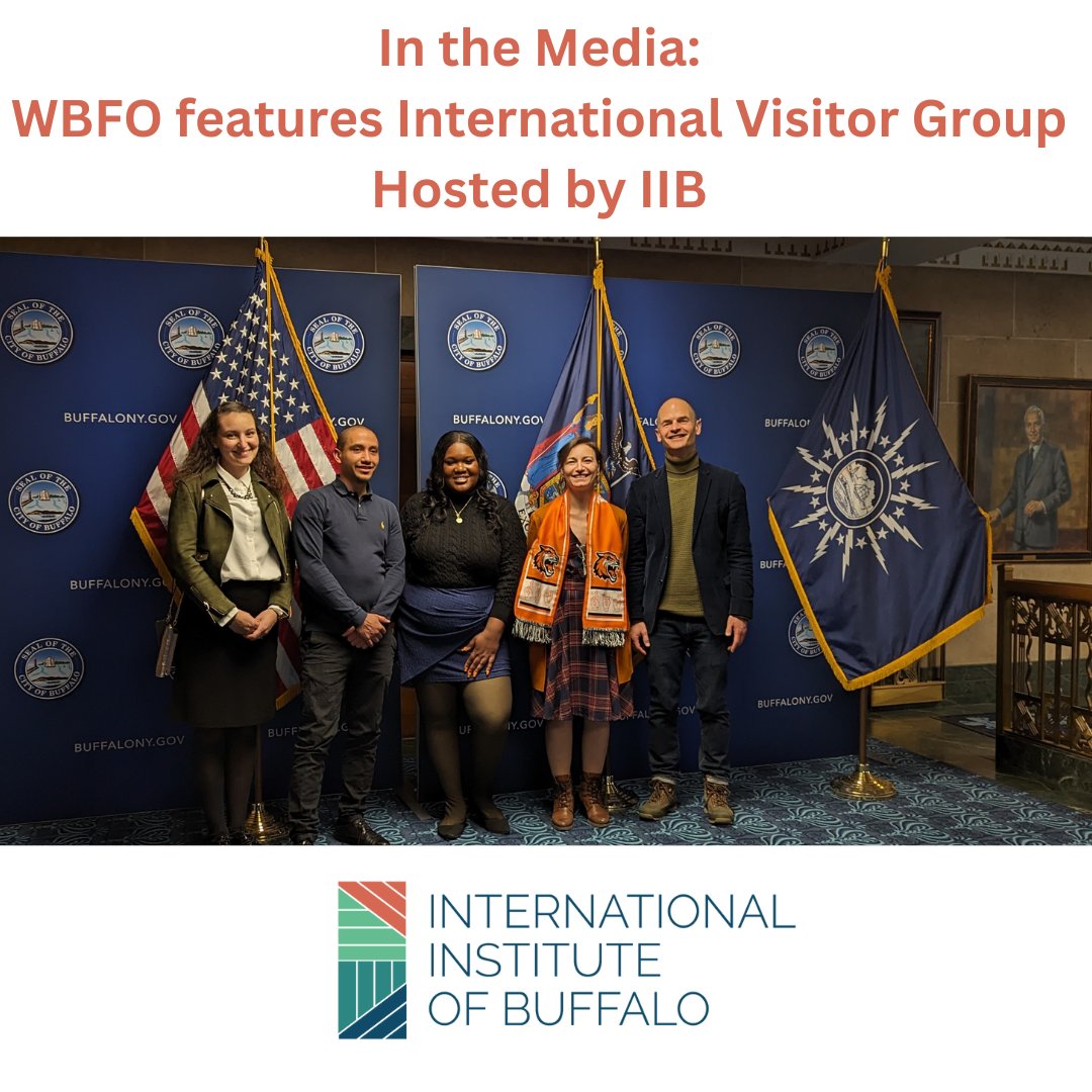 Recently, @WBFO interviewed Jérémie Boroy, chairperson of France’s National Advisory Council for Persons with Disabilities. Boroy's visit to #WNY through @StateIVLP was hosted by IIB's International Exchanges and Education Department.  iibuffalo.org/news/wbfoboroy/