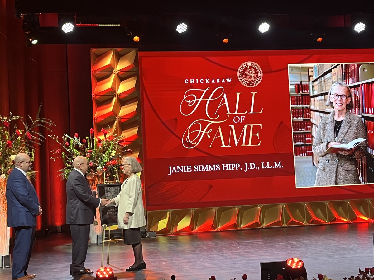 Congratulations to our dear friend Janie Simms J.D., LL.M, on her recent induction into the @ChickasawNation Hall of Fame! Janie, we are so inspired by your work and honored to work in partnership with you. Mazel tov on this incredible achievement!