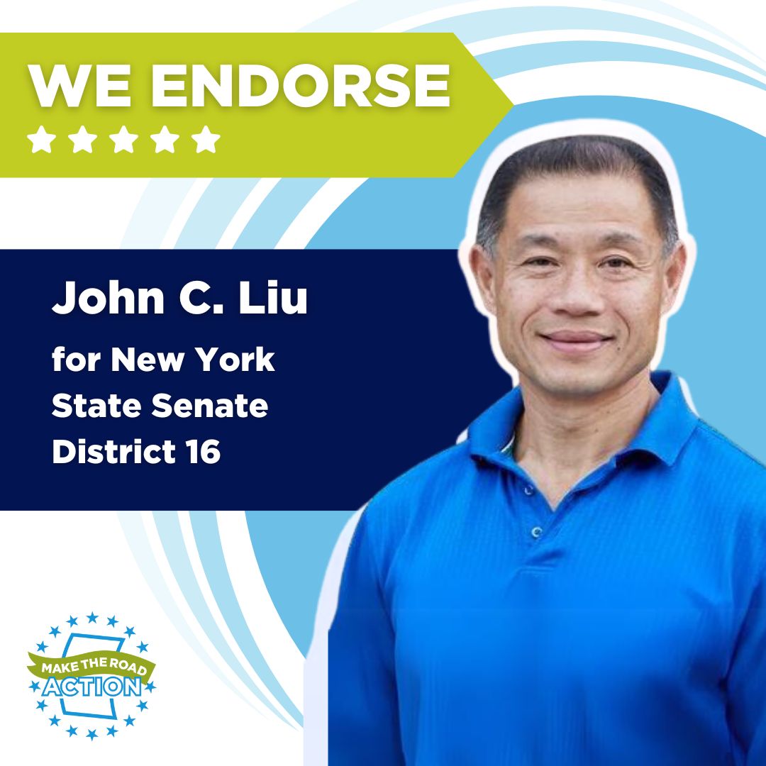Today our members PROUDLY endorse @JohnCLiu for election to the Senate. Thank you for your leadership for our members and communities! We’re looking forward to advocating together to pass people-centered legislation! #ExcludedNoMore #Coverage4All