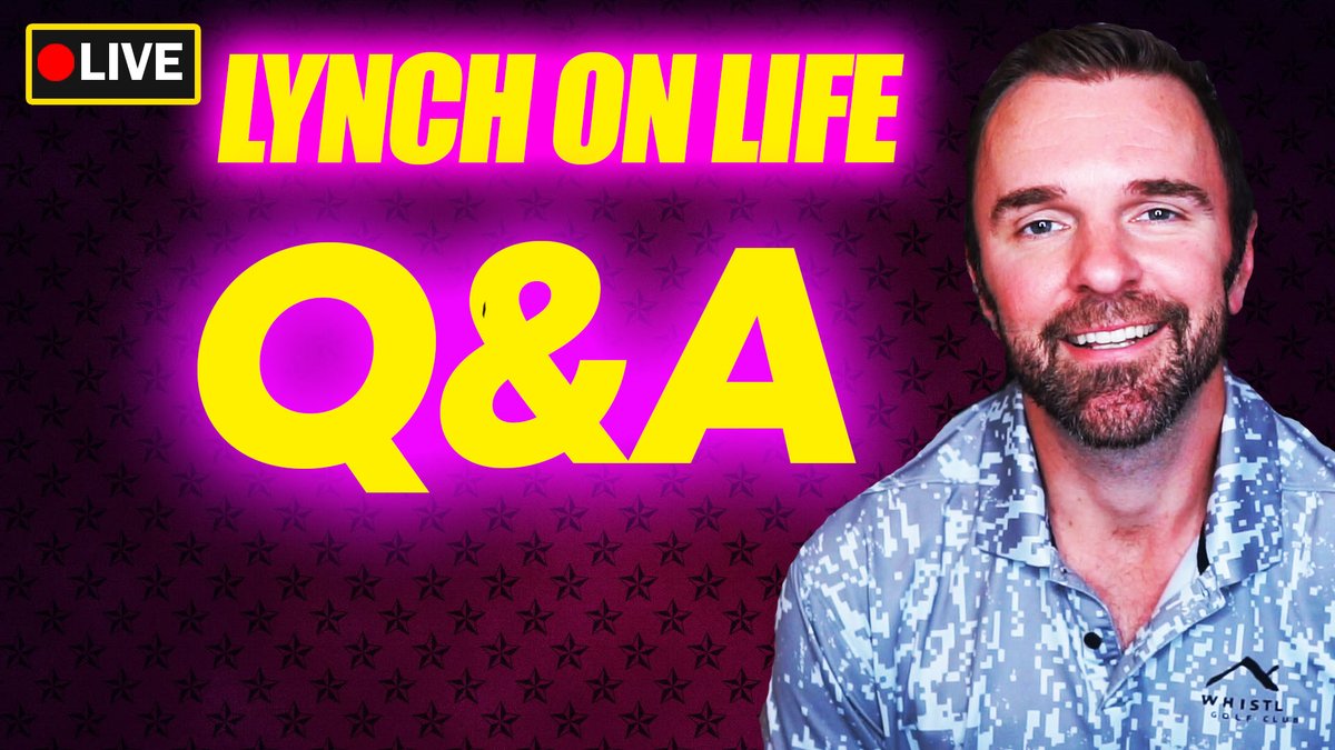 I'm LIVE 🔴answering your non-MMA related questions on another #LynchOnLife Q&A Post your questions in the Youtube chat now and I'll answer them during the stream WATCH 📺youtube.com/live/OcTpfQB6F…