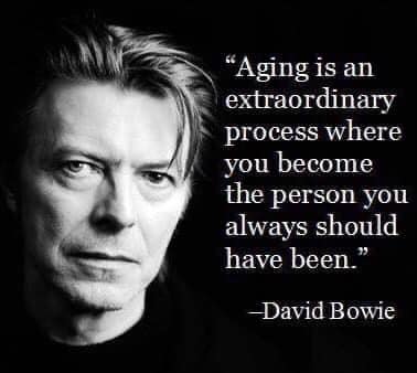 Aging allows for mellowing and deeper empathy.