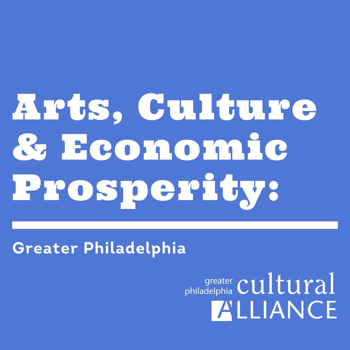 You can now see the full report: 'Arts, Culture & Economic Prosperity: Greater Philadelphia' LIVE on our website: philaculture.org/prosperity with @americans4arts and @PAHumanities