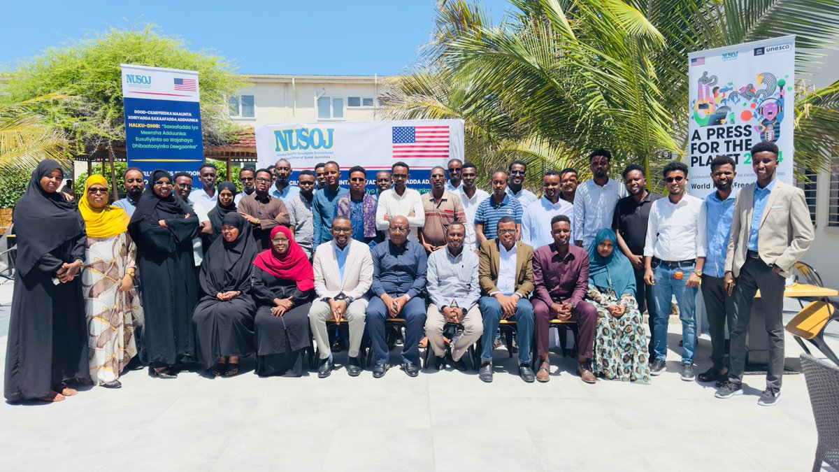The #WorldPressFreedomDay Symposium concluded on a high note, with journalists, civil society representatives and government officials collectively committing to defend press freedom and champion climate justice. #Somalia #WPFD #WPFD24